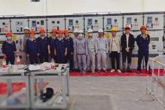 浙江镇洋乙烯基新材料项目配电室一次受电成功